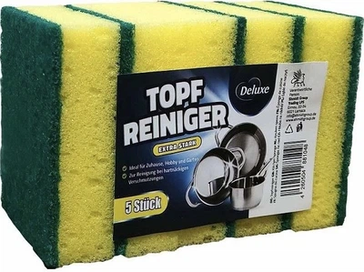Губки для миття посуду Deluxe Topf Reiniger Extra Stark 5 шт