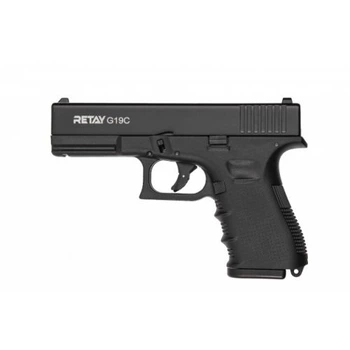 Пистолет стартовый Retay G 19C, 9мм. , 14-зарядный черный