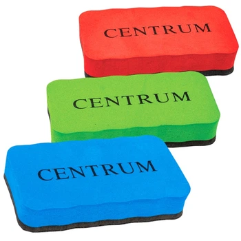 Набір губок для маркерної дошки Centrum 6x12 см 3 шт (2000998479893)