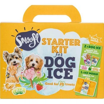 Комплект мороженого для собак Smoofl Small Starter Kit Ice Mix со вкусом клубники и арахисового масла