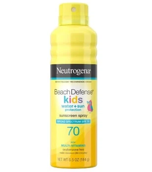 Детский солнцезащитный спрей Neutrogena Beach Defense Kids SPF 70 (184 гр)
