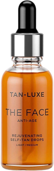 Przeciwstarzeniowe serum do opalania twarzy Tan-Luxe Light Medium 30 ml (5035832105062)