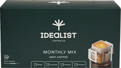Кофе молотый IDEALIST COFFEE Co Monthly Mix 28 шт х 12 г (4820241120697)