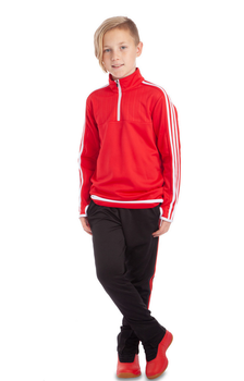 Костюм спортивный детский Zelart Sport LD-2001T рост 135-140 см (28) Red-Black-White