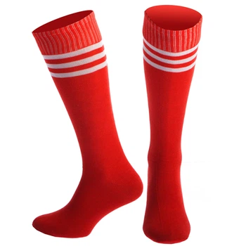 Гетры футбольные мужские Zelart Pro Action Sport 120 размер 40-45 Red-White