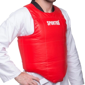 Захист корпусу жилет для єдиноборств Sportko Heroe 4708 розмір L (48-50) Red
