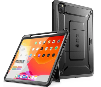 Противоударный чехол-книжка с защитой экрана SUPCASE UB Pro Full Body Case for iPad Pro 11 (2018 | 2020 | 2021 | 2022) - Black