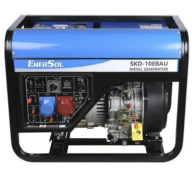 Генератор дизельный EnerSol 9/10 кВт SKD-10EBAU
