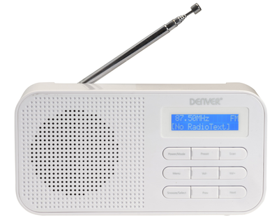 Odbiornik radiowy Denver DAB-42 White (5706751044489)