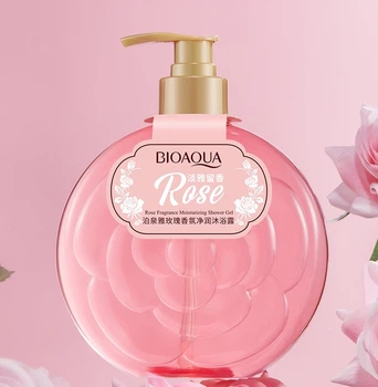 Гель для душа с розовым маслом Bioaqua Rose Shower Gel 500g