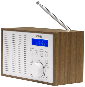 Odbiornik radiowy Denver DAB-46 White (5706751042867)