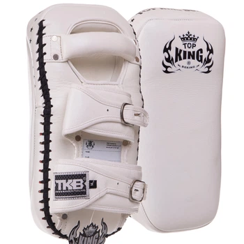 Пады для тайского бокса Тай-пэды 34x17x11см Кожа TOP KING Extreme белый TKKPE-BU-S