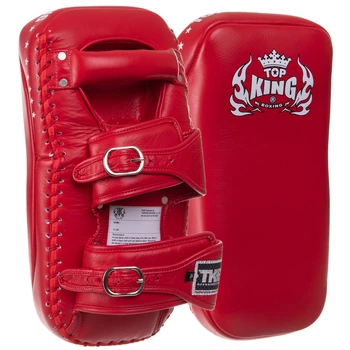 Пады для тайского бокса Тай-пэды 39x20x11см Кожа TOP KING Extreme цвет красный TKKPE-BU-XL