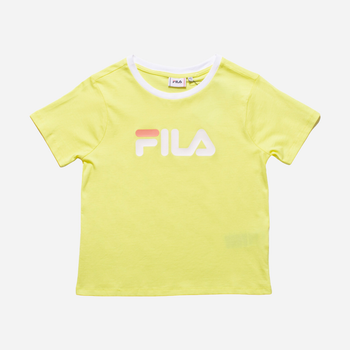 T-shirt damski bawełniany Fila Wmn Salome Tee 687614-190 M Zółty (4044185747264)