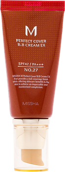 BB-крем Missha M Perfect Cover SPF 42/PA+++ Multifunctional 27 Honey Beige 50 мл (8809747940776)