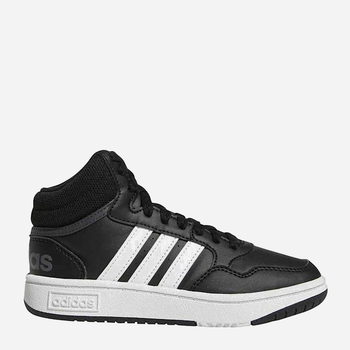 Jesienne trzewiki chłopięce adidas Hoops Mid 3.0 K GW0402 29 Czarne (4065418332491)