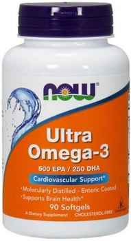 Риб'ячий жир та омега NOW Foods Ultra Omega-3 90 капсул