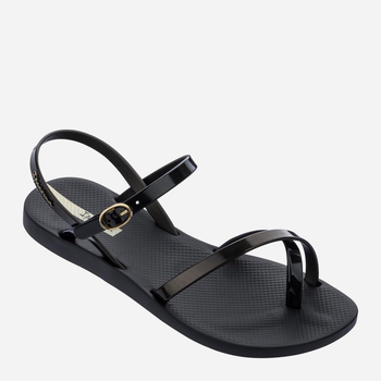 Sandały damskie płaskie Ipanema Fashion Sandal 38 Czarne (7909510726772)