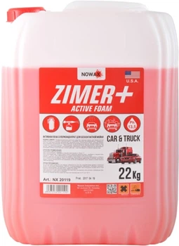 Пена активная суперконцентрат для бесконтактной мойки Nowax Zimer+ Active Foam 22 кг / 19.1 л (NX20119)