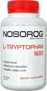 Амінокислота Nosorog Nutrition L-Tryptophan 1600120 капсул