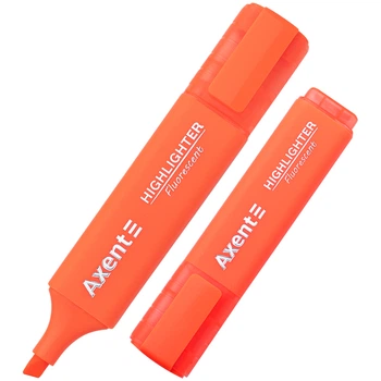 Маркер Axent Highlighter 1-5 мм клиновидный оранжевый (2537-12-A)