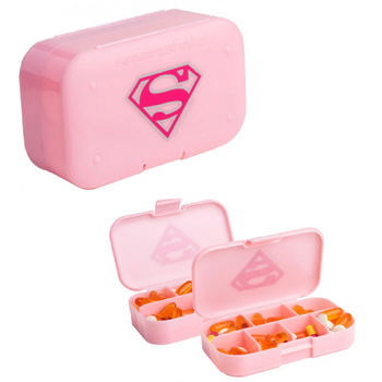 Таблетниця SmartShake Pill Box Organizer 2-Pack DC Supergirl