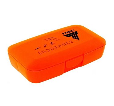 Контейнер для таблеток "Pillbox Endurance" TREC nutrition ( orange )