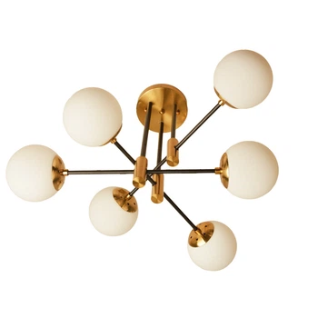 Люстра SH-8316/6 COPPER+BK Свет