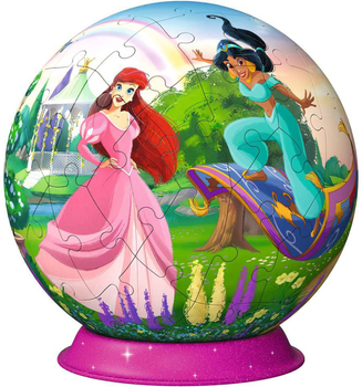 3D Пазл Ravensburger Ball Disney Princess 13 x 13 x 13 см 72 деталей (4005556115792)