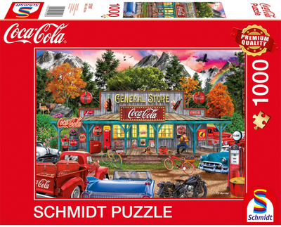 Puzzle Schmidt Coca Cola Store 69.3 x 49.3 cm 1000 elementów (4001504575977)