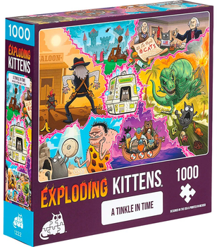 Пазл Asmodee Exploding Kittens A Tinkle in Time 48 x 68 см 1000 деталей (0810083042961)