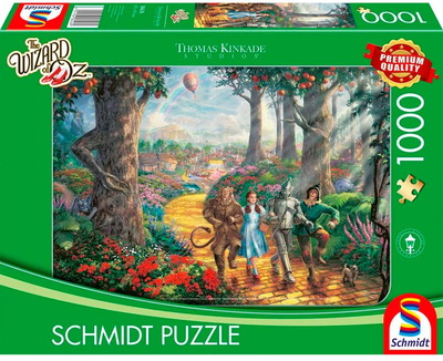 Puzzle Schmidt Thomas Kinkade Studios The Wizard of Oz Follow the Yellow Brick Road 69.3 x 49.3 cm 1000 elementów (4001504584269)