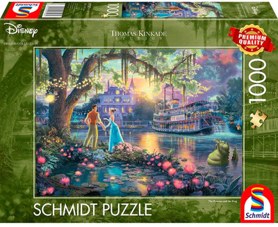 Puzzle Schmidt Thomas Kinkade Studios Disney Dreams CollectiOn The Princess And The Frog 69.3 x 49.3 cm 1000 elementów (4001504575274)