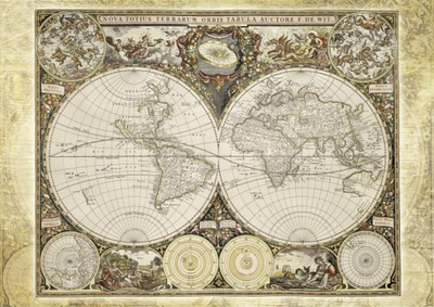 Пазл Schmidt Historical World Map 96.8 x 69.2 см 2000 деталей (4001504581787)