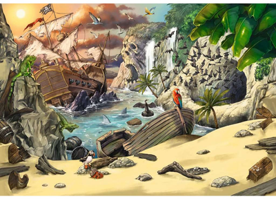 Puzzle Ravensburger Exit Kids Pirates Adventure 70 x 50 cm 368 elementów (4005556129546)