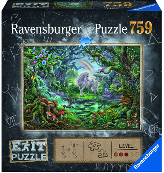 Puzzle Ravensburger Exit The Unicorn 70 x 50 cm 759 elementów (4005556150304)