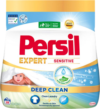 Пральний порошок Persil Expert Deep Clean Sensitive для білої білизни 990 г (9000101802689) 