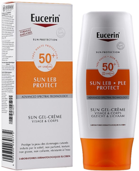 Przeciwsłoneczny krem-żel do ciała Eucerin Leb-ple Protect SPF 50+ 150 ml (4005800030772)