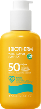 Сонцезахисне молочко Biotherm Waterlover Sun SPF 50 200 мл (3614271701510)