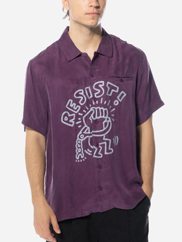 Сорочка літня чоловіча Jungles Jungles Keith Haring Resist SSB-RSST-PUR L Фіолетова (840274649129)