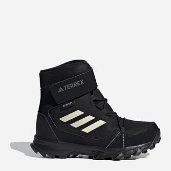 Zimowe buty dziecięce chłopięce ocieplane adidas Terrex Snow CF IF7495 30 Czarne (4066757059940)
