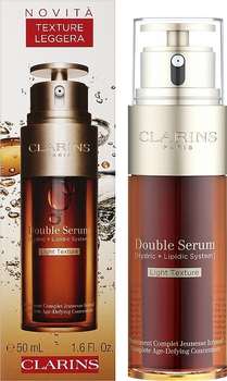 Serum do twarzy Clarins Double Serum Light Texture Complete Age-Defying Concentrate 50 ml (3666057106965)