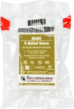 Бинт для тампонады North American Rescue S-Rolled Gauze (30-0003)