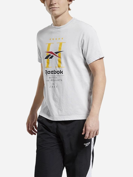 T-shirt męski długi bawełniany Reebok Classic GP Hotel Tee FT7401 M Szara (4060522350027)
