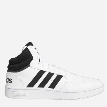 Sneakersy męskie na platformie wysokie adidas Hoops 3.0 Mid 44.5 (10UK) Białe (4064053690454)