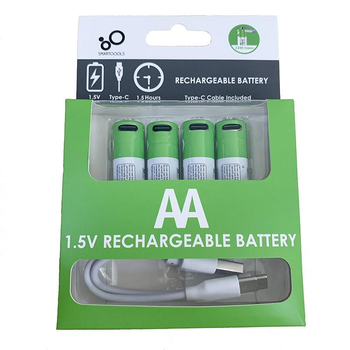 Акумуляторные батарейки AA SMARTOOOLS Li-ion 2600mWh 1.5V Type-C (4 шт)