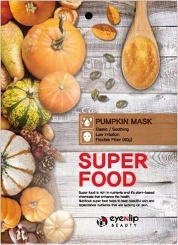 Тканина маска для обличчя з екстрактом гарбуза Eyenlip Super Food Pumpkin Mask ,23 мл