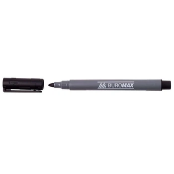 Маркер Buromax водостойкий 2 мм черный (BM.8706-01)