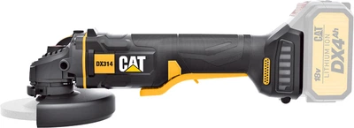 Акумуляторна безщіткова кутова шліфувальна машина CAT DX314B без акумулятора та зарядного пристрою (6943475897963)