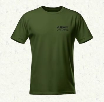 Футболка Хакі ARMY UKRAINE 100% Бавовна р.60-5XL